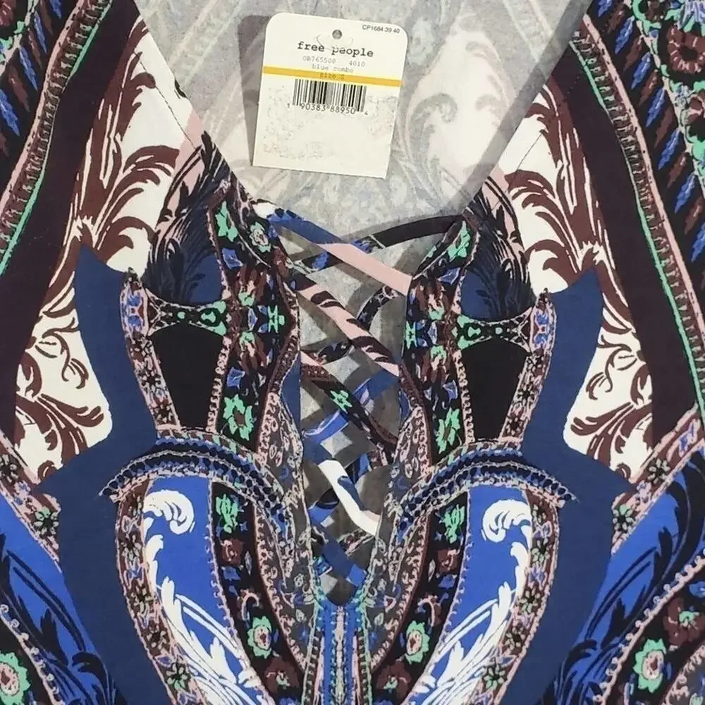 FREE‎ People Pick a Place Lace Up Bodysuit size small new
